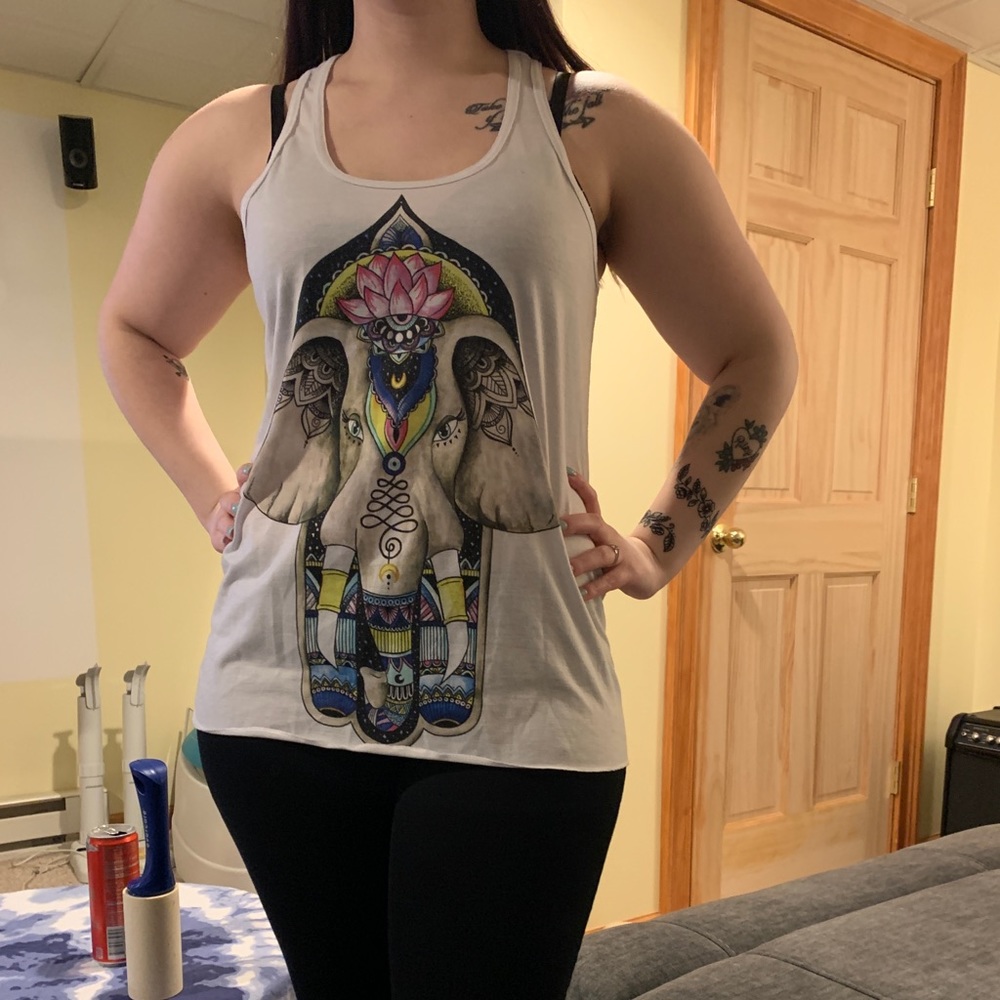 ElectroThreads Elephant Racerback